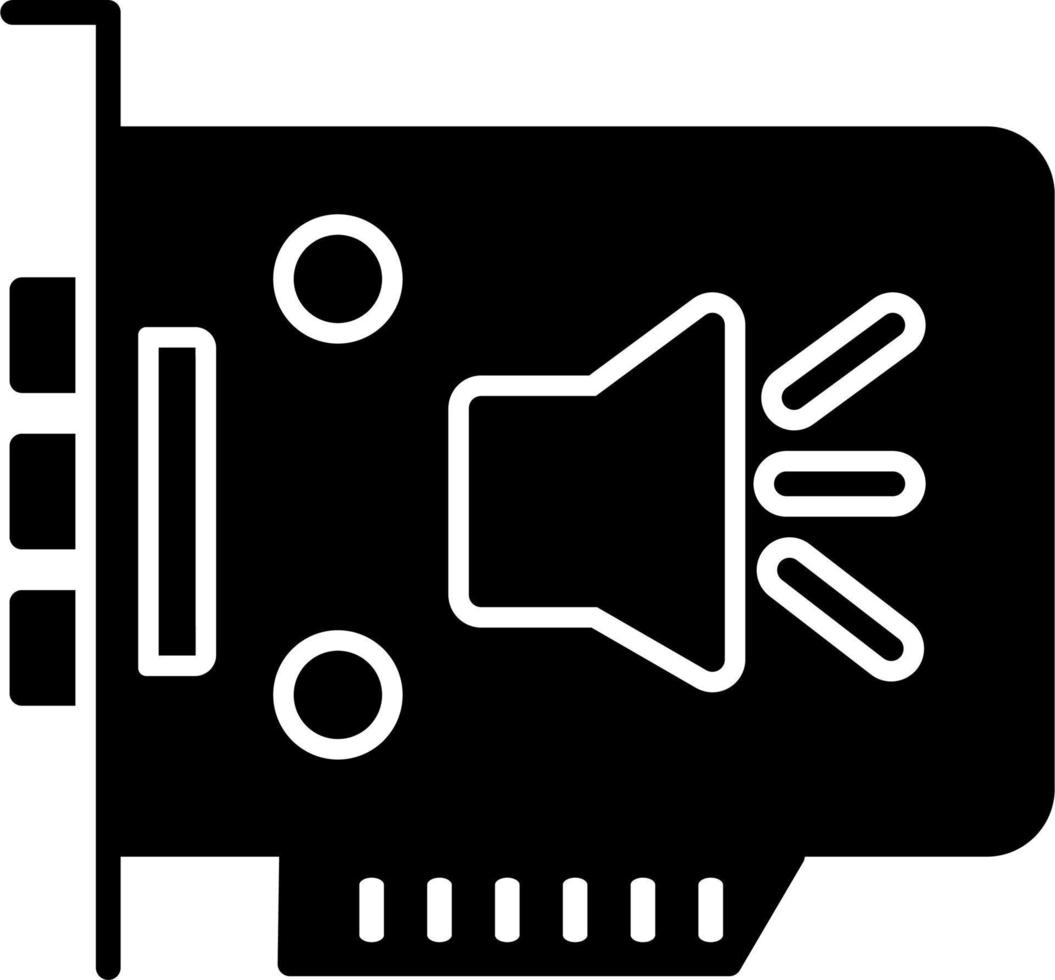 Sound card Vector Icon