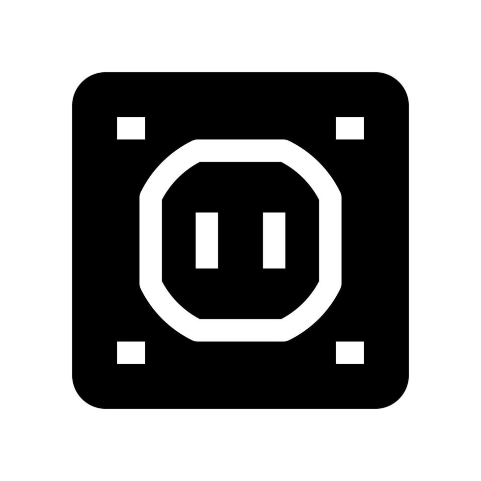socket icon for your website, mobile, presentation, and logo design. vector