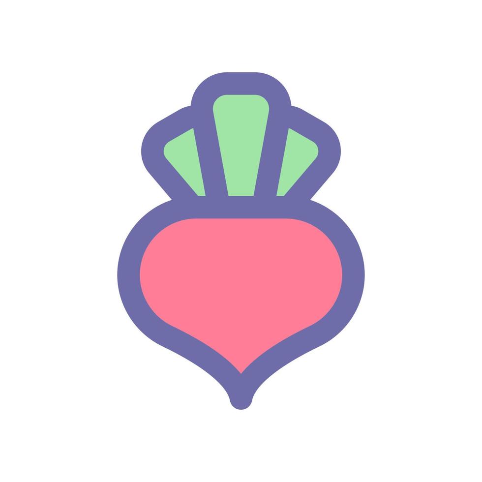radish icon for your website design, logo, app, UI. vector