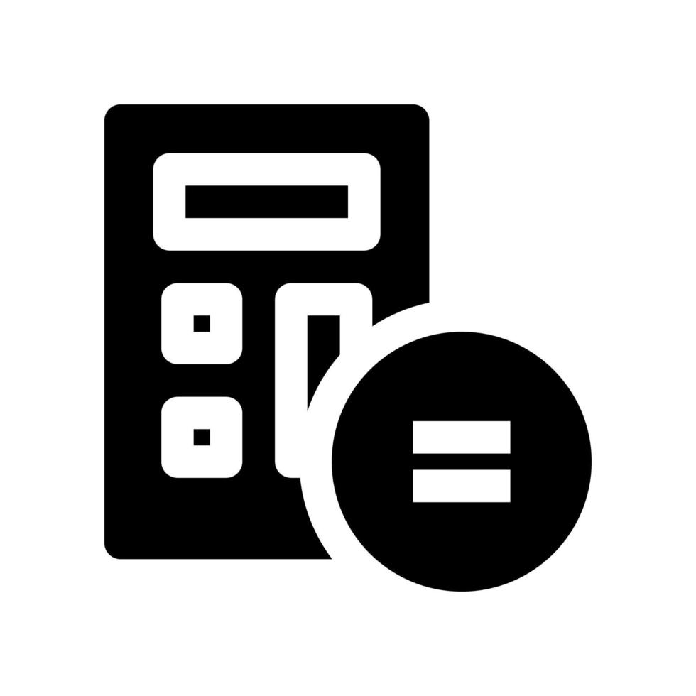 calculation icon for your website, mobile, presentation, and logo design. vector