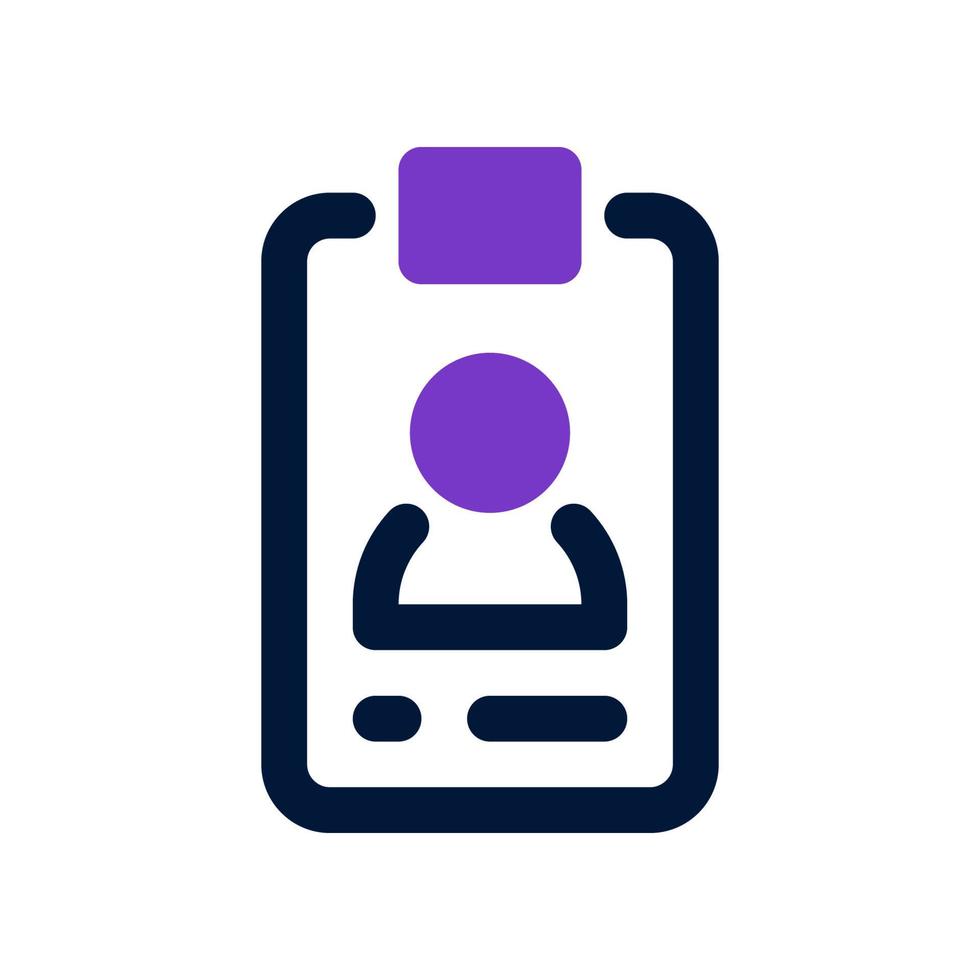 id carde icon for your website design, logo, app, UI. vector