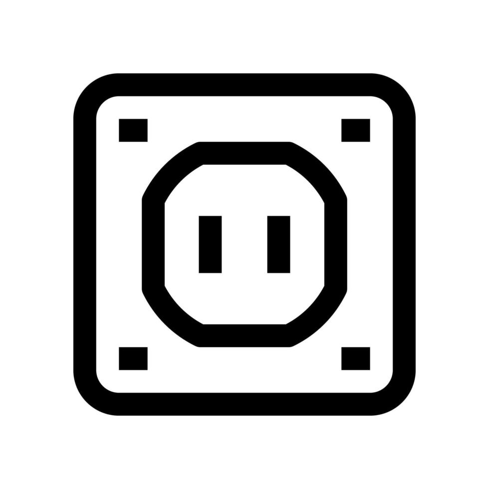 socket icon for your website, mobile, presentation, and logo design. vector
