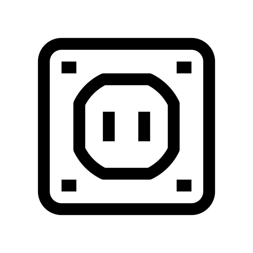 socket icon for your website, mobile, presentation, and logo design. vector