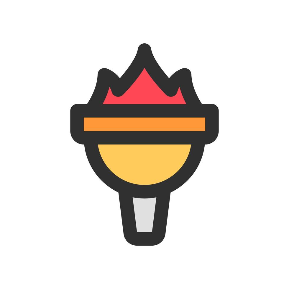 torch icon for your website design, logo, app, UI. vector