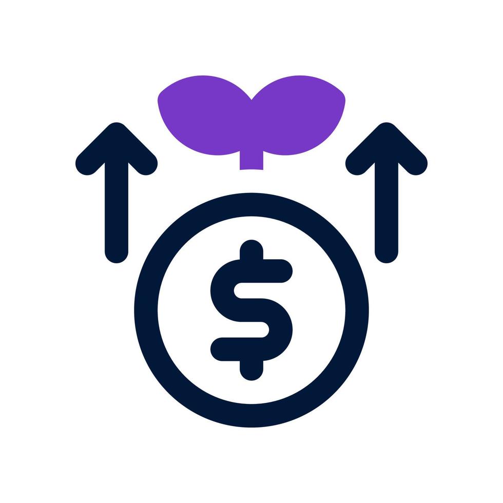 profit icon for your website, mobile, presentation, and logo design. vector