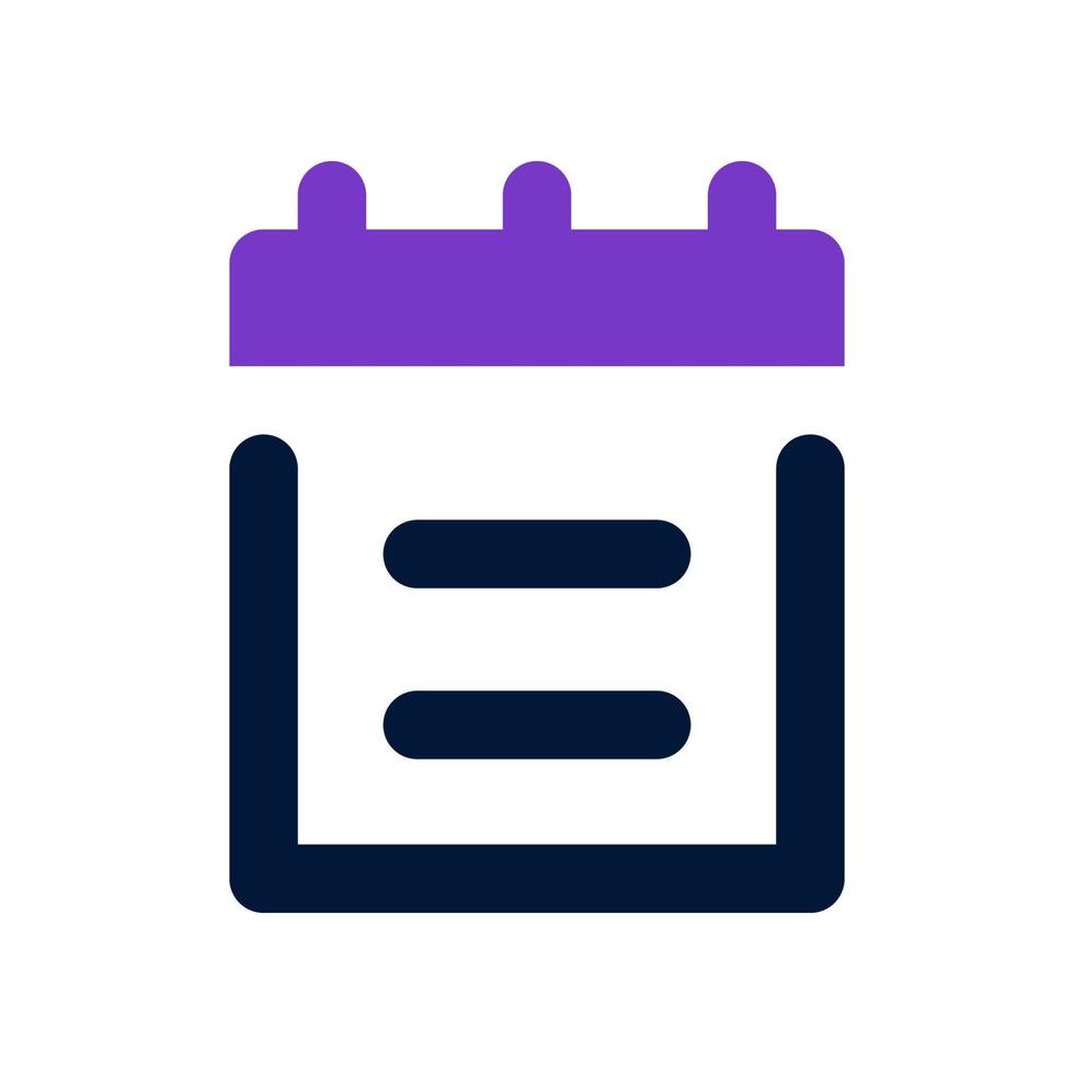 notebook icon for your website design, logo, app, UI. vector