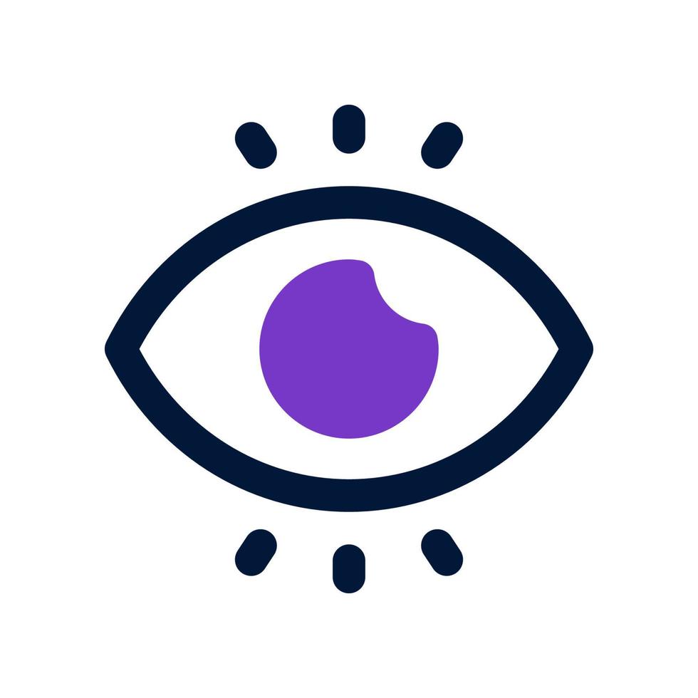 vision icon for your website, mobile, presentation, and logo design. vector