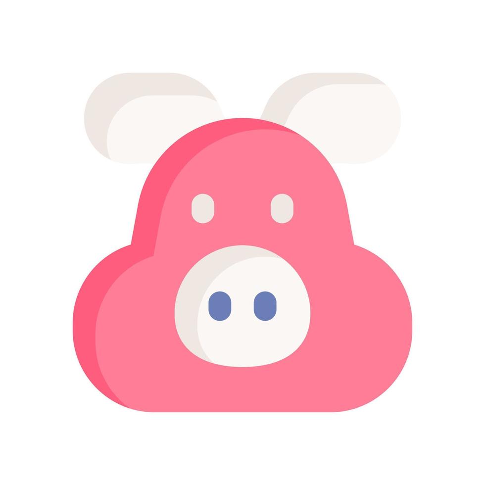 pig icon for your website design, logo, app, UI. vector