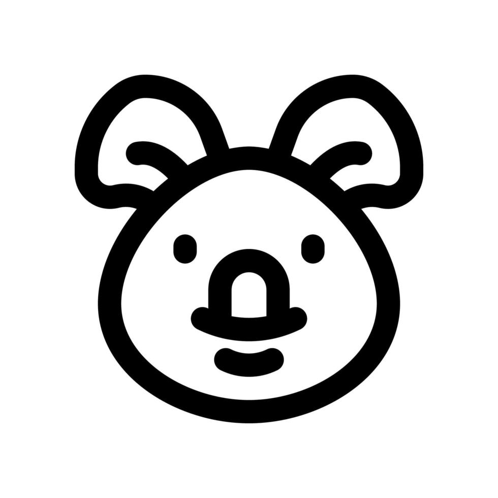 koala icon for your website design, logo, app, UI. vector