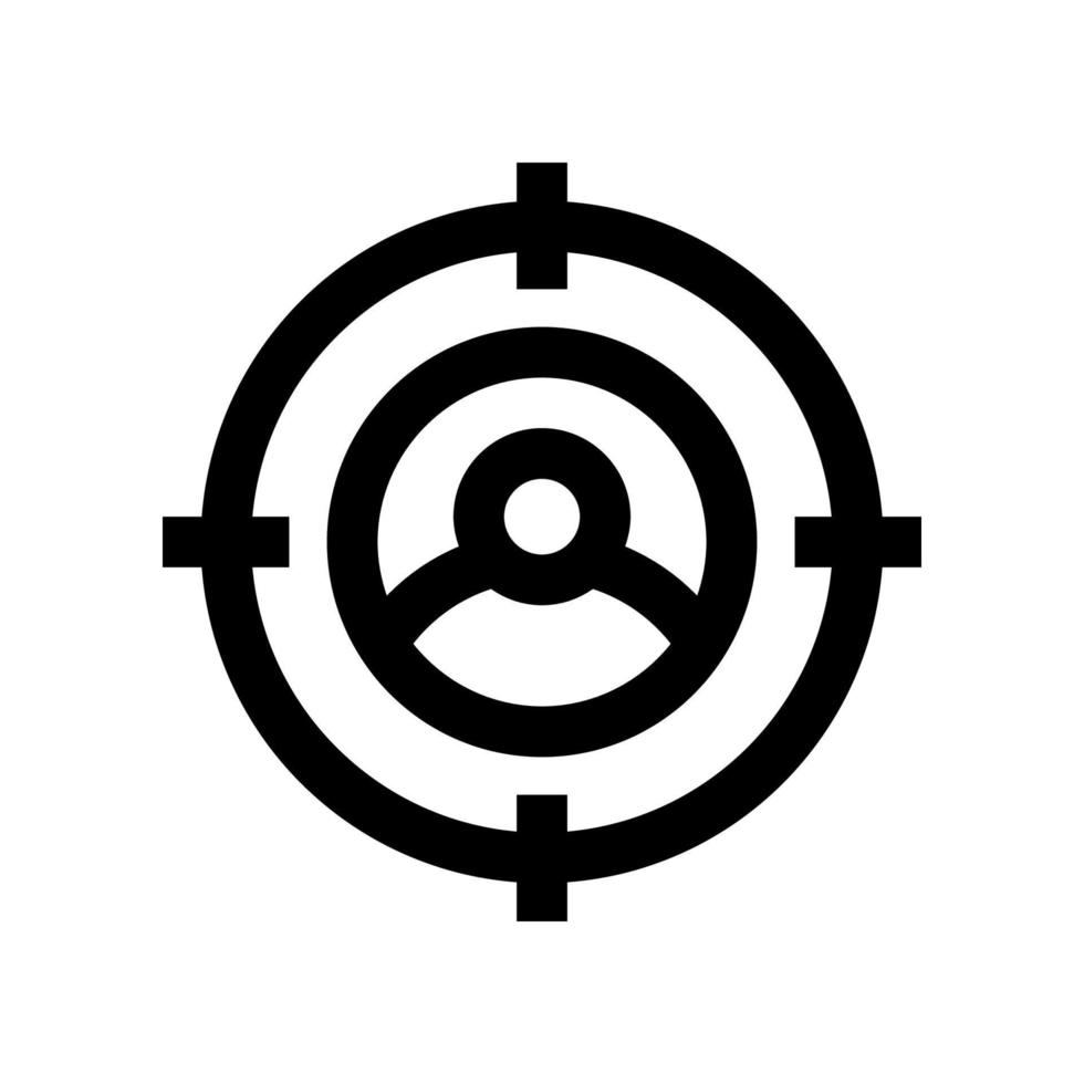 target icon for your website, mobile, presentation, and logo design. vector