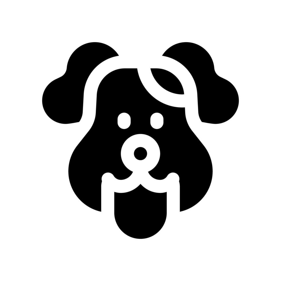 perro icono para tu sitio web diseño, logo, aplicación, ui vector