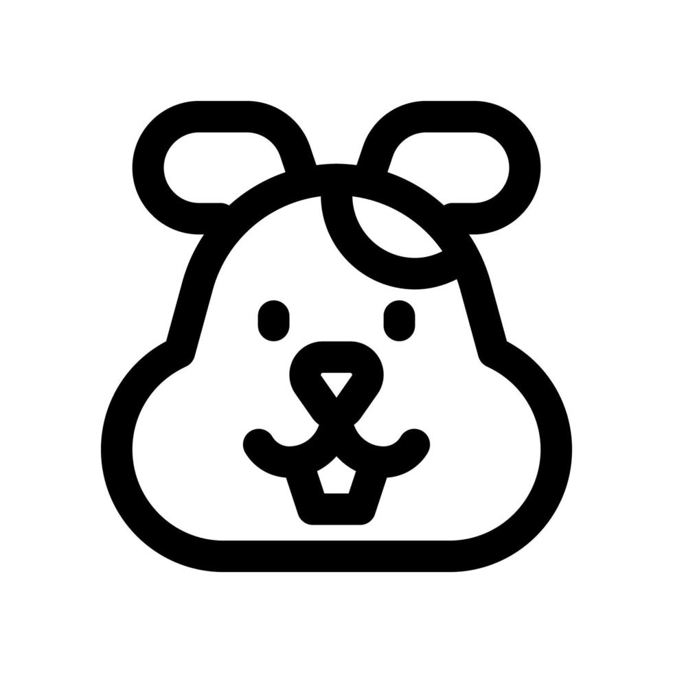 hamster icon for your website design, logo, app, UI. vector