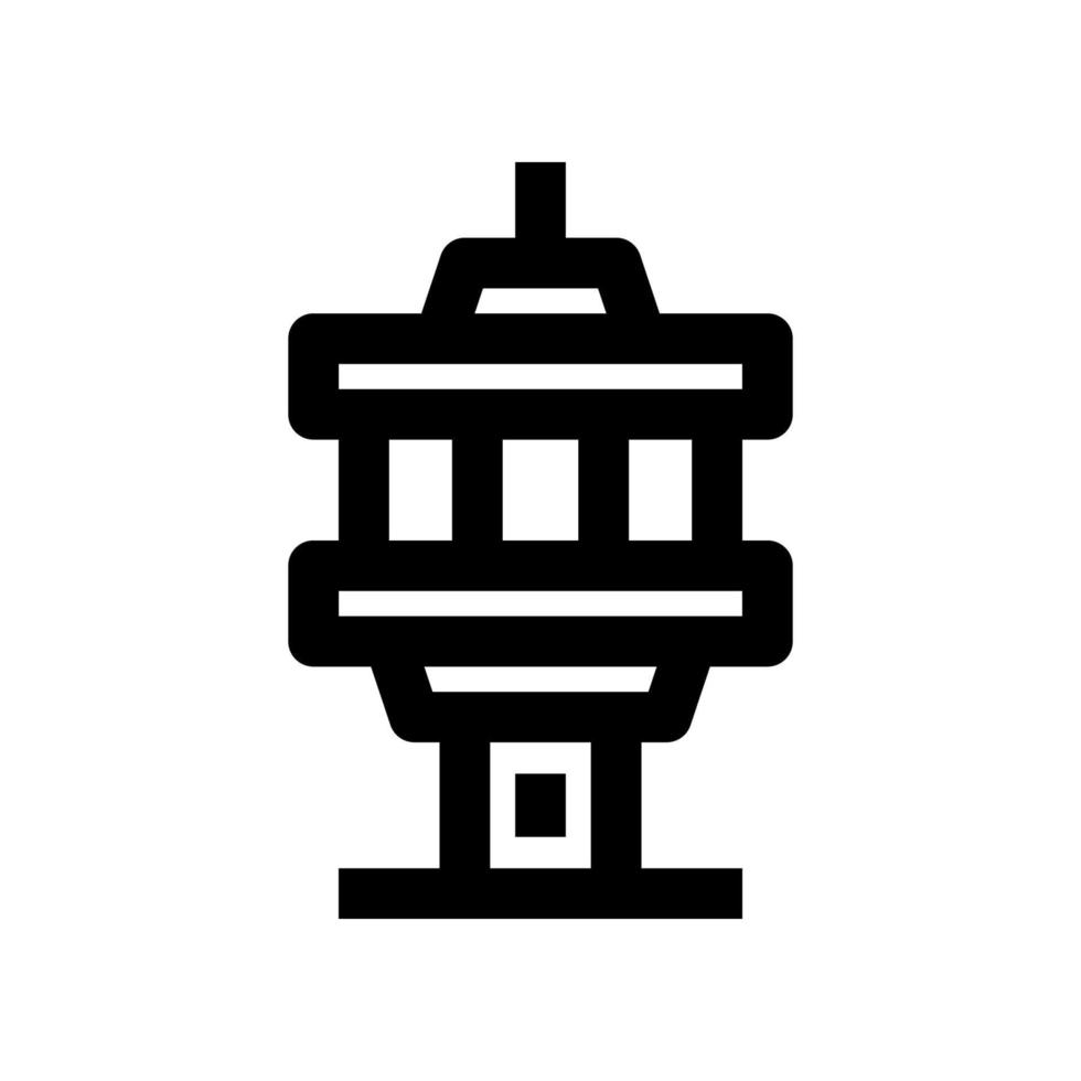 control tower icon for your website, mobile, presentation, and logo design. vector