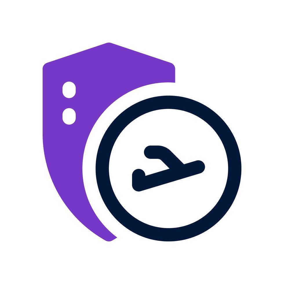 travel insurance icon for your website, mobile, presentation, and logo design. vector