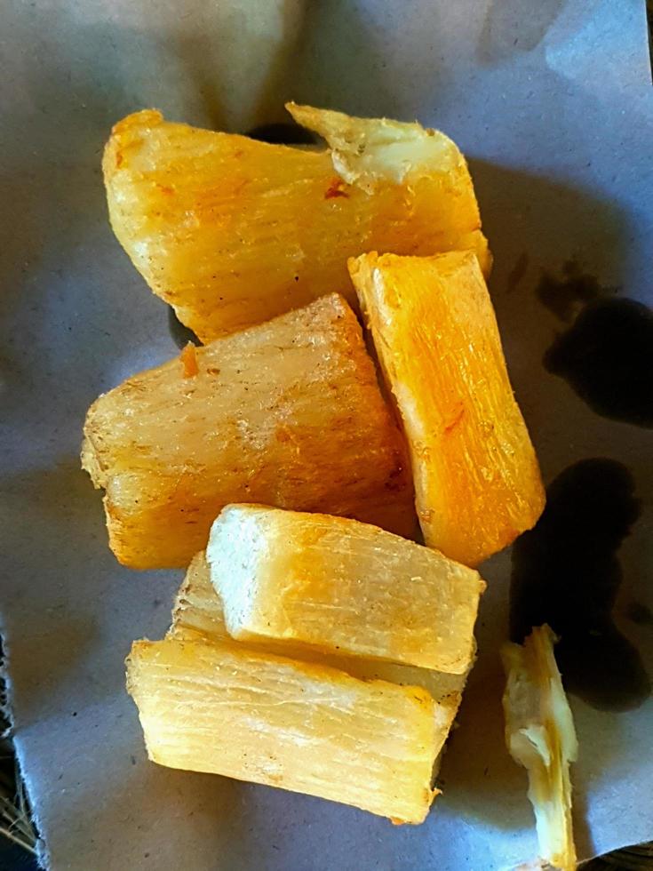Delicious fried cassava photo