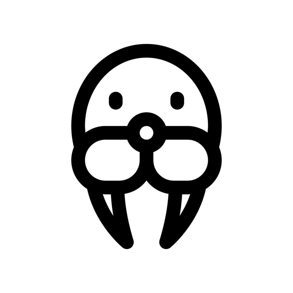 morsa icono para tu sitio web diseño, logo, aplicación, ui vector