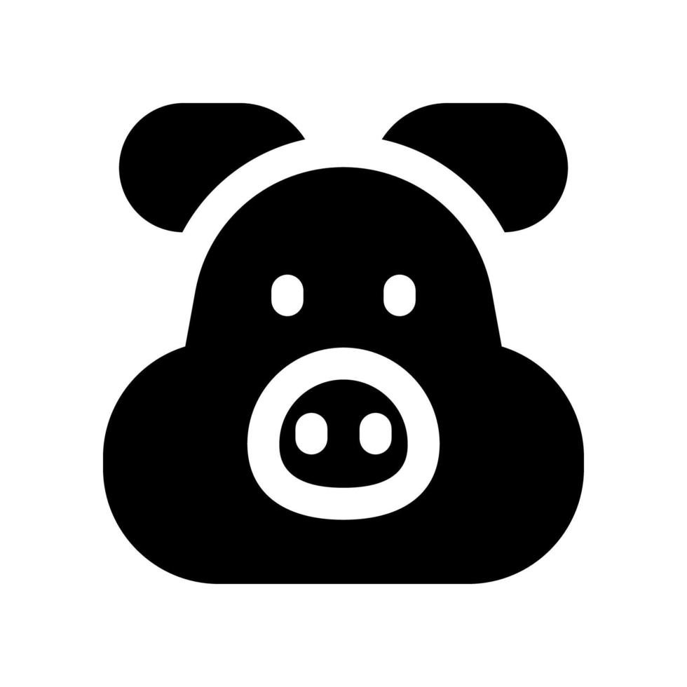 pig icon for your website design, logo, app, UI. vector