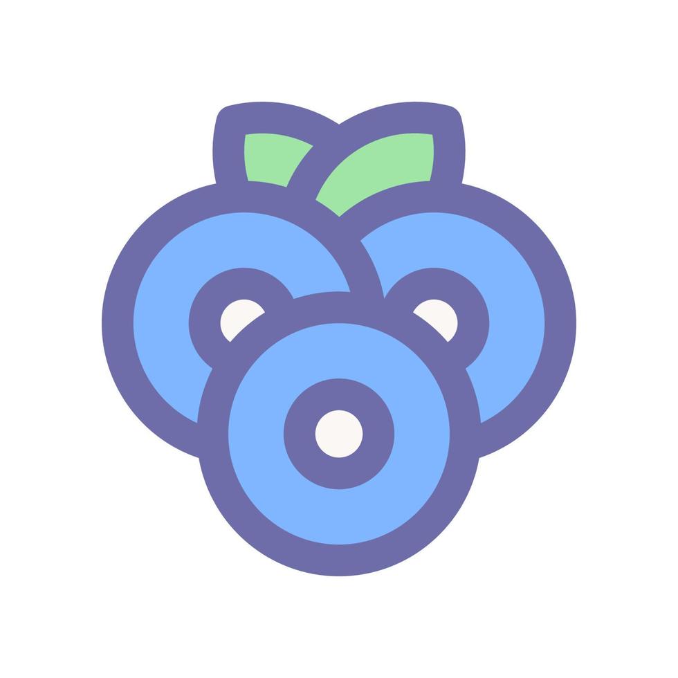 blueberries icon for your website design, logo, app, UI. vector
