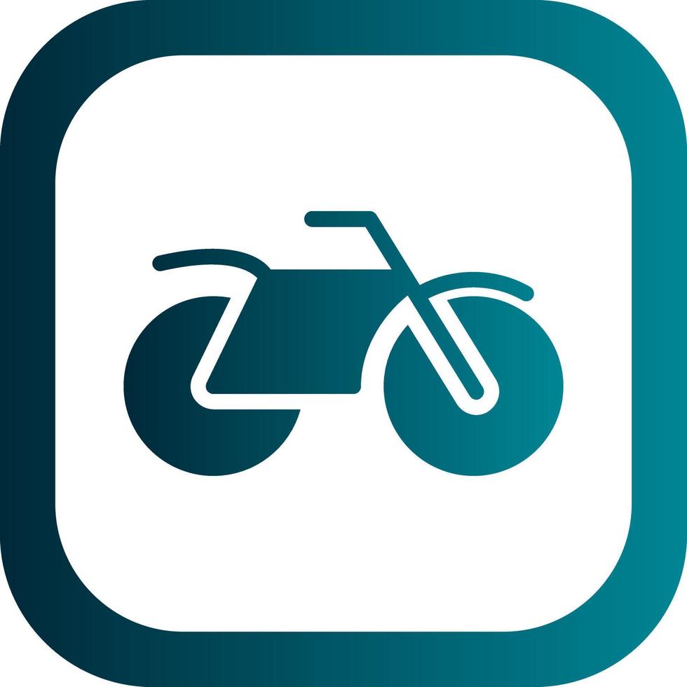 Motorcycle Vector Icon Design