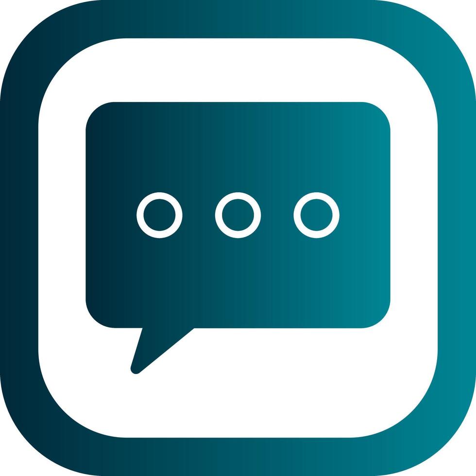 Message square Vector Icon Design