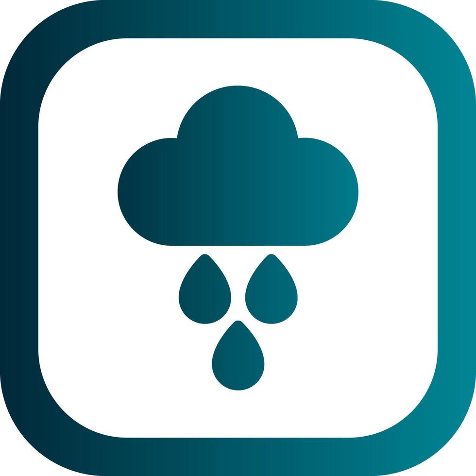 Rain Vector Icon Design