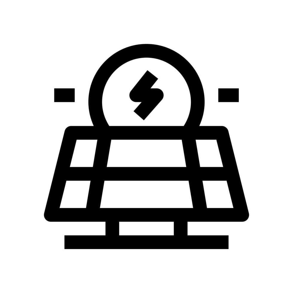 solar panel icon for your website, mobile, presentation, and logo design. vector