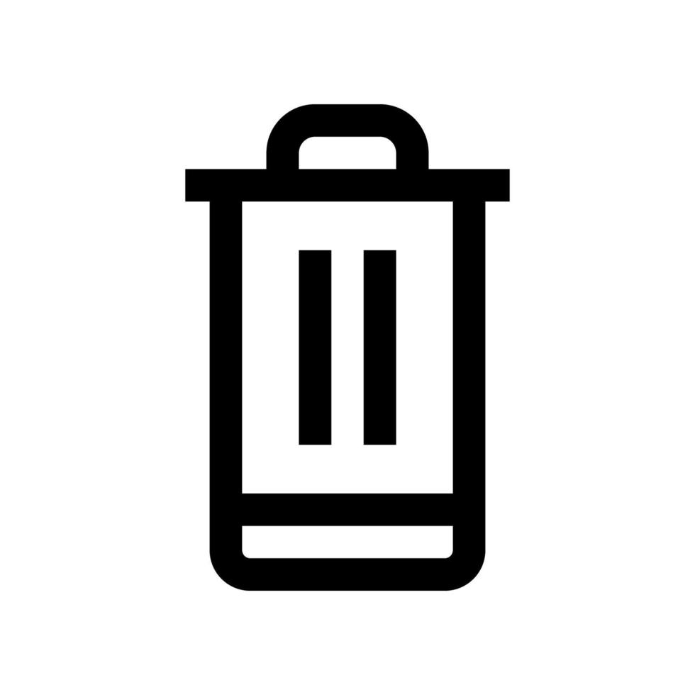 trash icon for your website, mobile, presentation, and logo design. vector