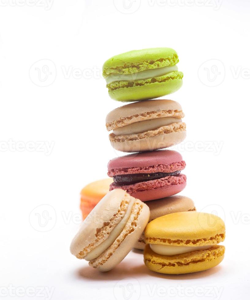 Stack of macaroons photo