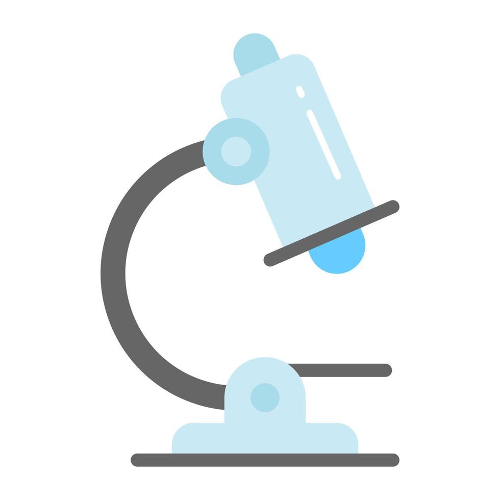 Beautiful design of microscope, a lab equipment, modern style vector