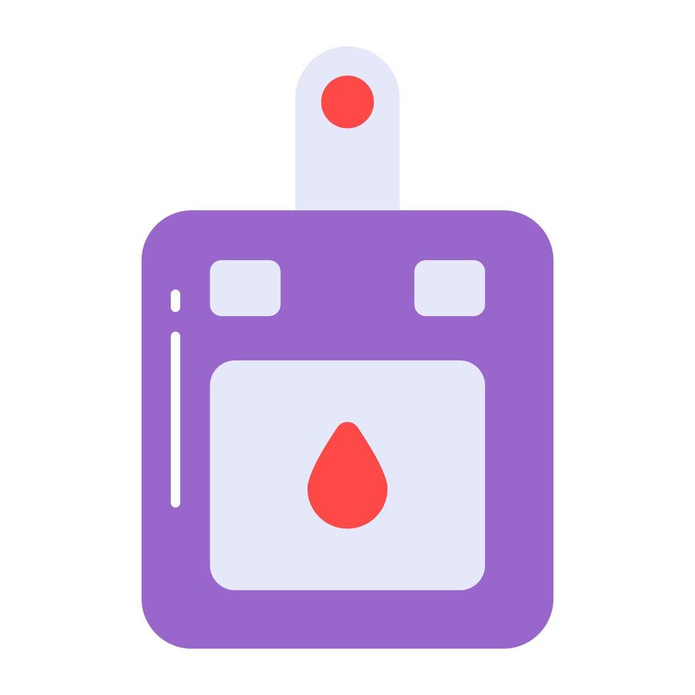 A beautiful design of glucometer, diabetes machine, vector icon