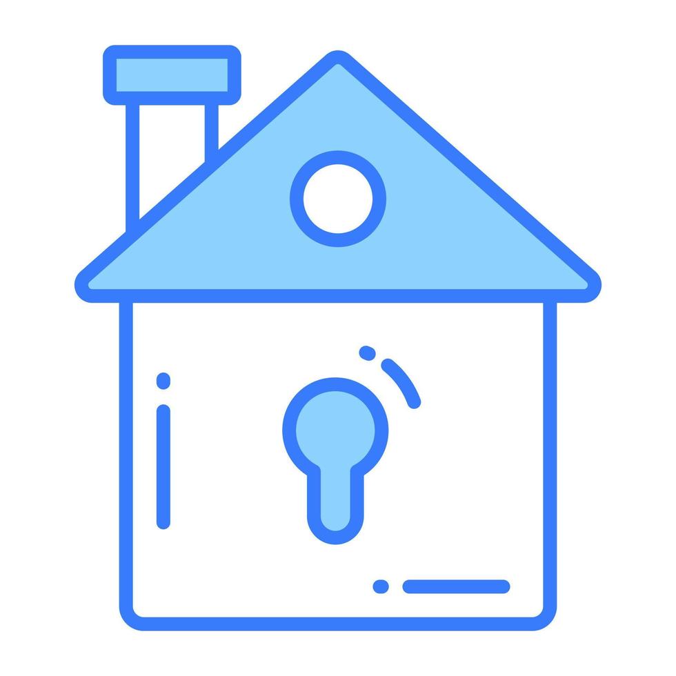 Well designed vector of house protection in trendy style, editable icon