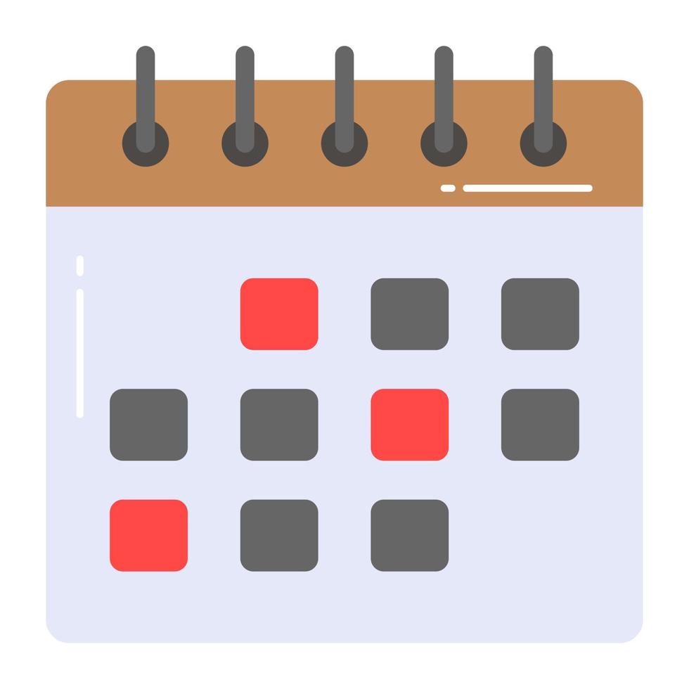 Creative design of calendar in different style, premium vector