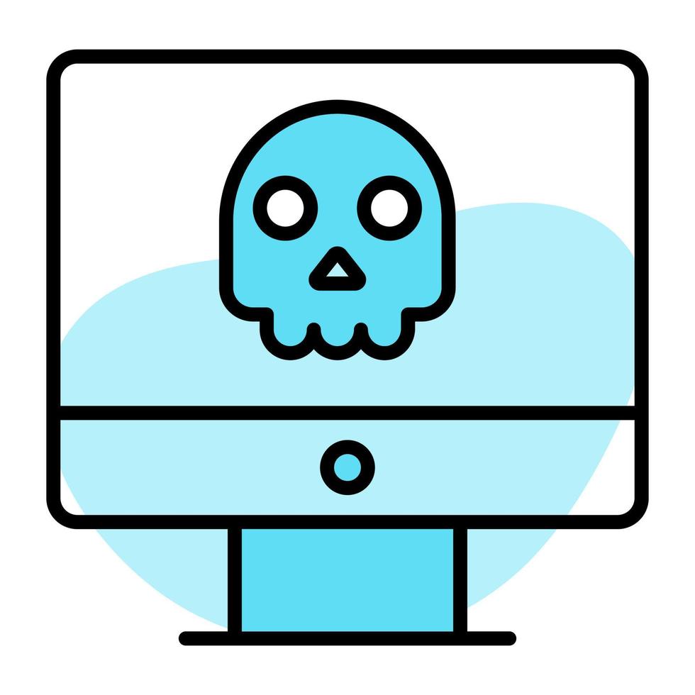 Computer hacking vector design in modern style, premium icon