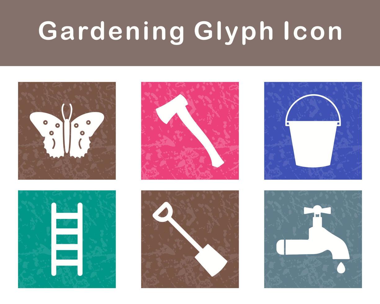 Gardening Vector Icon Set