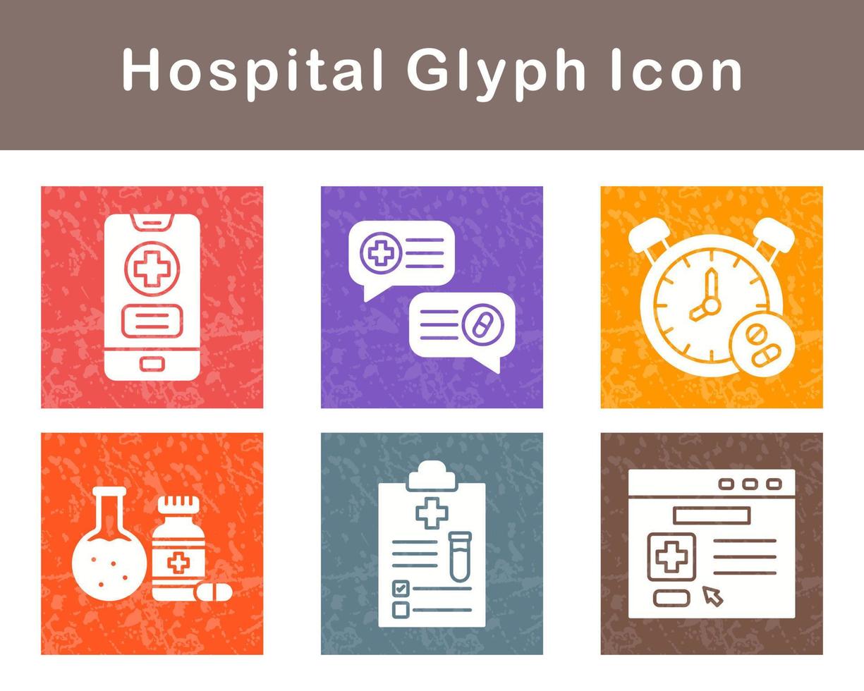 Hospital Vector Icon Set