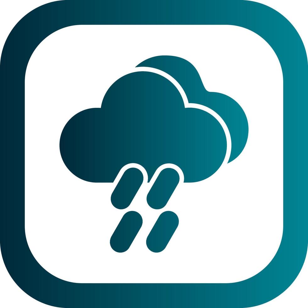 Drizzle Vector Icon Design