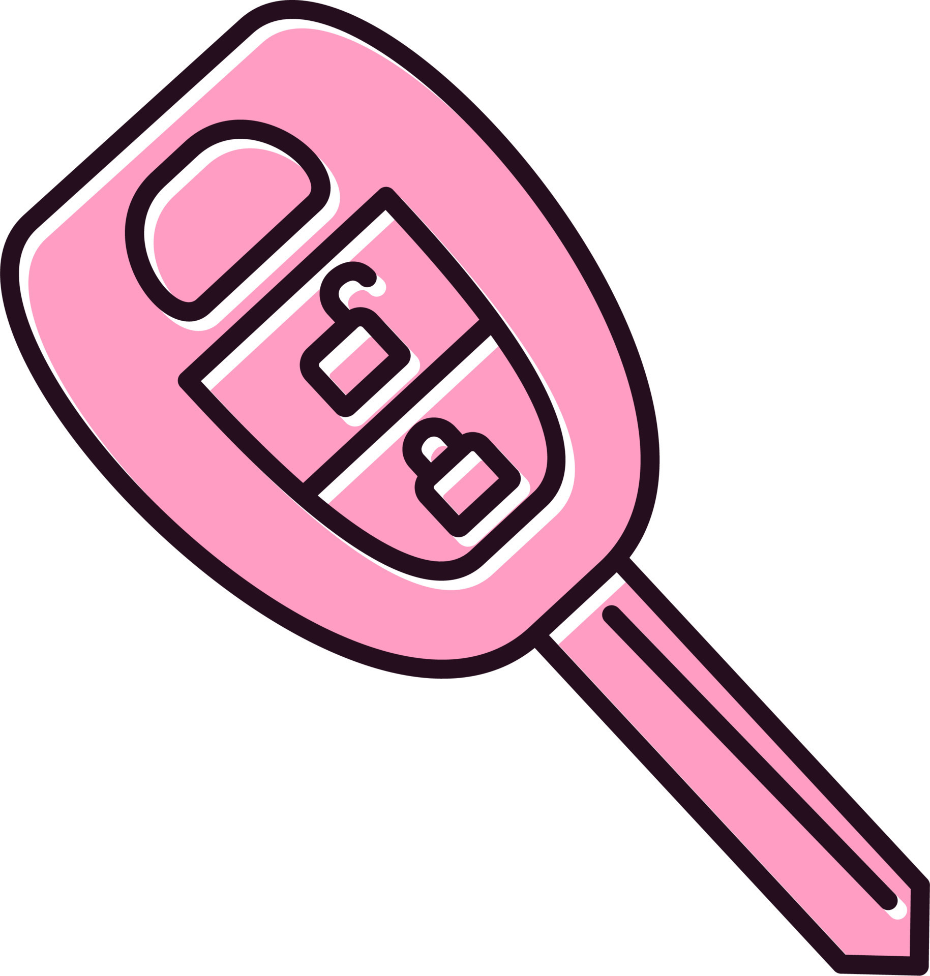 Car key Vector Icon 20938597 Vector Art at Vecteezy