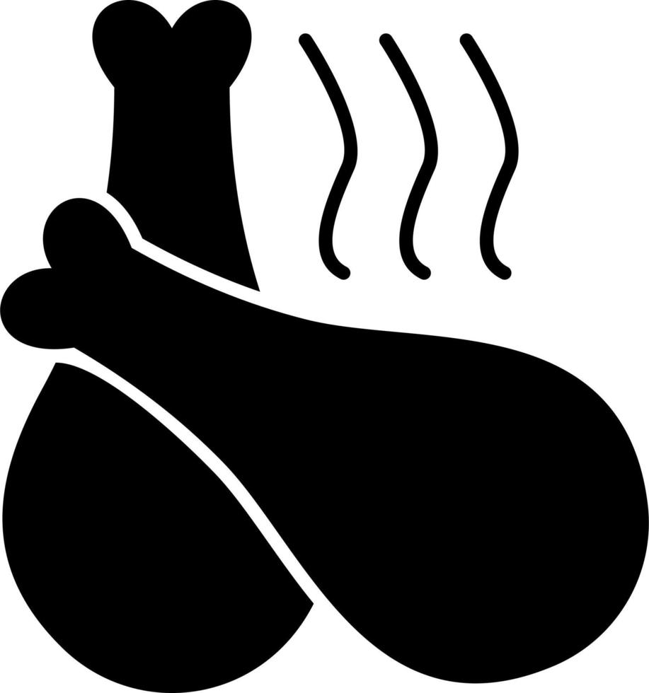 Fried Chicken Vector Icon