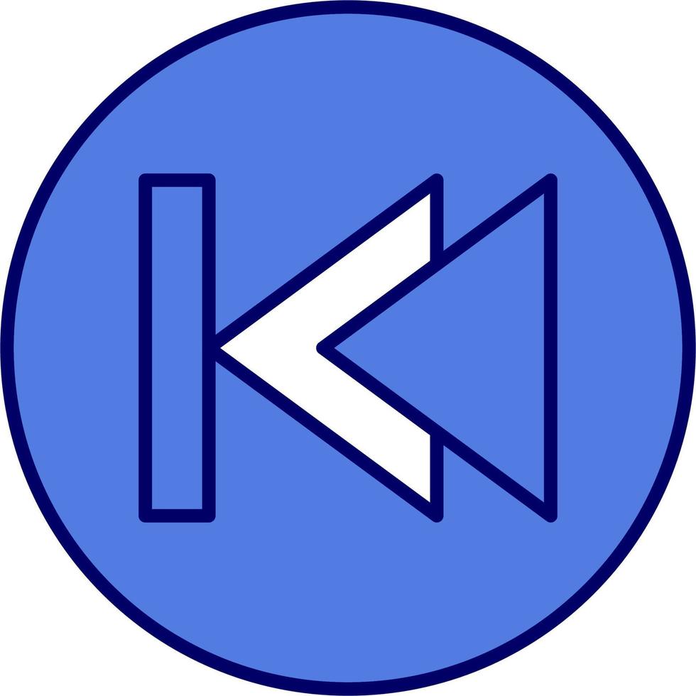 Previous track Vector Icon