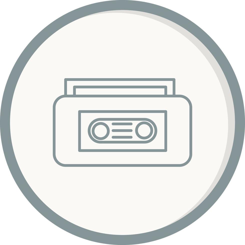 icono de vector de cinta de video