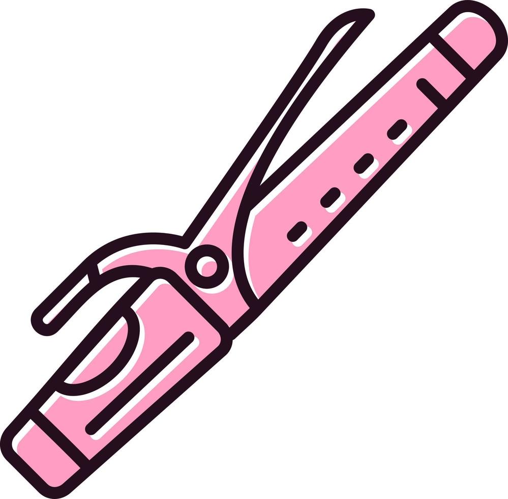 Hair curler Vector Icon