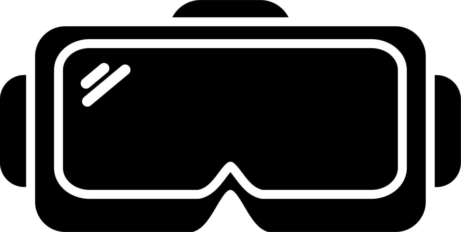 icono de vector de gafas vr