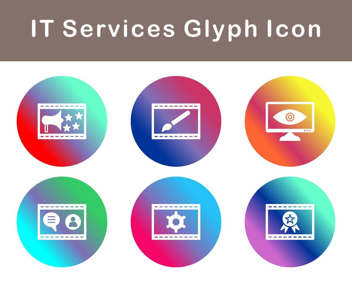 IT Services Vector Icon Set