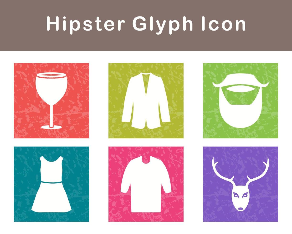 Hipster Vector Icon Set