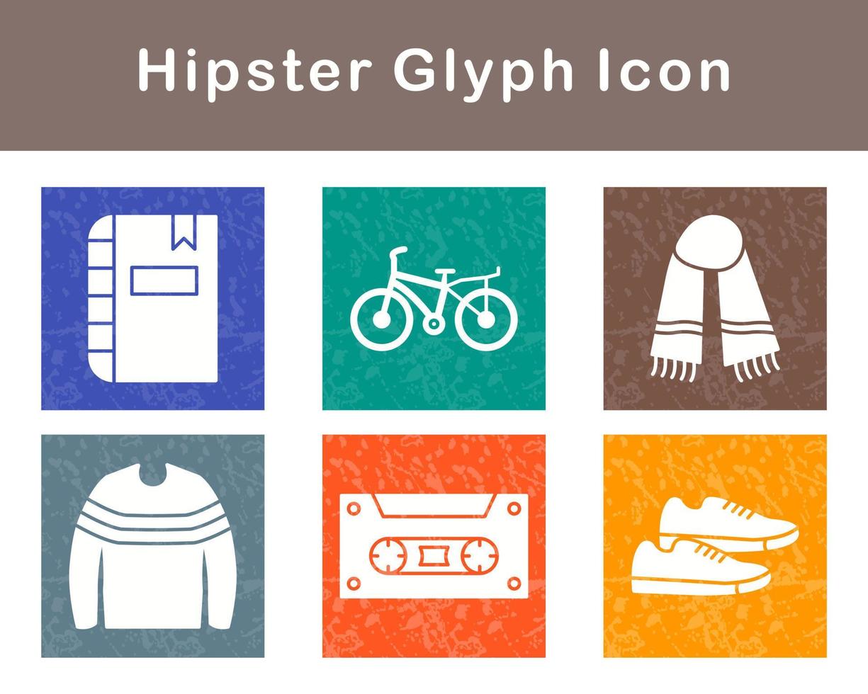 Hipster Vector Icon Set