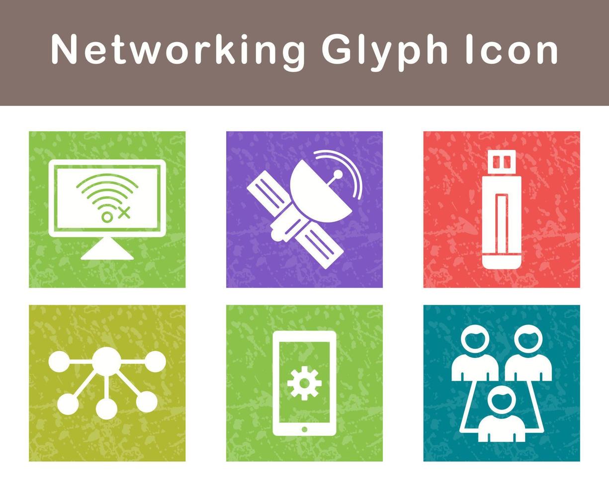 Networking Vector Icon Set