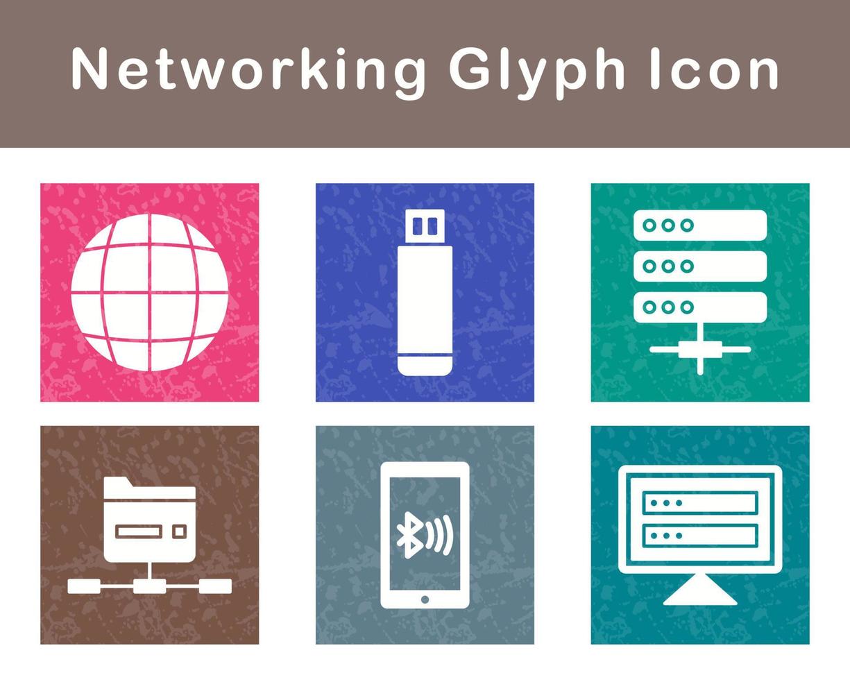 Networking Vector Icon Set