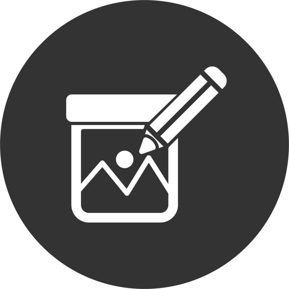 Photo Editing Vector Icon
