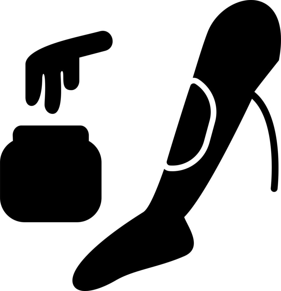 Waxing Vector Icon