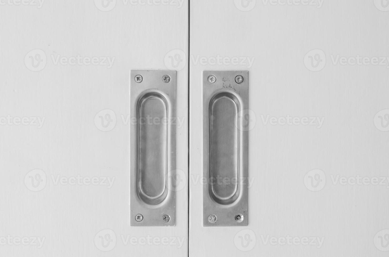Stainless hand door photo